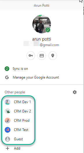 Login Multiple CRM Accounts In Google Chrome